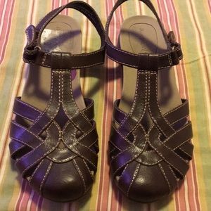 Brown Closed Sandals